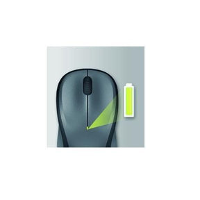 Logitech M325 - Color Collection Limited Edition - mouse - optical - 3 buttons - wireless - 2.4 GHz - USB wireless receiver - gray