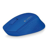Logitech M280 - Mouse - Right - Optical - 3 Buttons - Wireless - 2.4GHz - USB Wireless Receiver - Blue