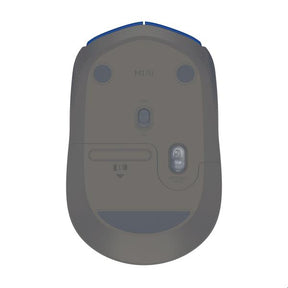 Logitech M171 - Mouse - right- and left-handed - wireless - 2.4 GHz - USB wireless receiver - black, blue
