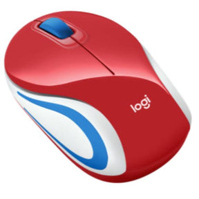 LOGITECH MOUSE M187 NOTEBOOK WIRELESS OPTIC RED