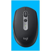 Logitech M590 Silent - Mouse - Right - Optical - 7 Buttons - Wireless - Bluetooth, 2.4GHz - USB Wireless Receiver - Graphite Tone