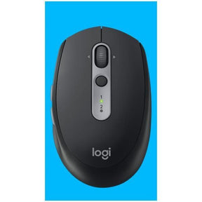 Logitech M590 Silent - Mouse - Right - Optical - 7 Buttons - Wireless - Bluetooth, 2.4GHz - USB Wireless Receiver - Graphite Tone