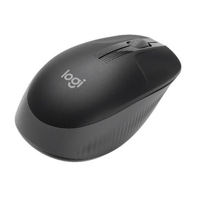Logitech M190 - Mouse - optical - 3 buttons - wireless - USB wireless receiver - charcoal