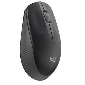 Logitech M190 - Mouse - optical - 3 buttons - wireless - USB wireless receiver - charcoal