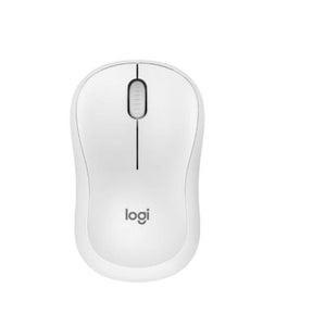 Logitech M220 Silent - Mouse - left and right handed - optical - 3 buttons - wireless - 2.4 GHz - USB wireless receiver - white
