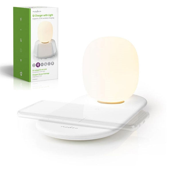 NEDIS LED LAMP WITH WIRELESS CHARGER 10W WARM WHITE 3000K