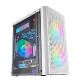 MARS GAMING BOX MATX MC300 3X120MM FRGB W MALLA FRONTAL BLANCO