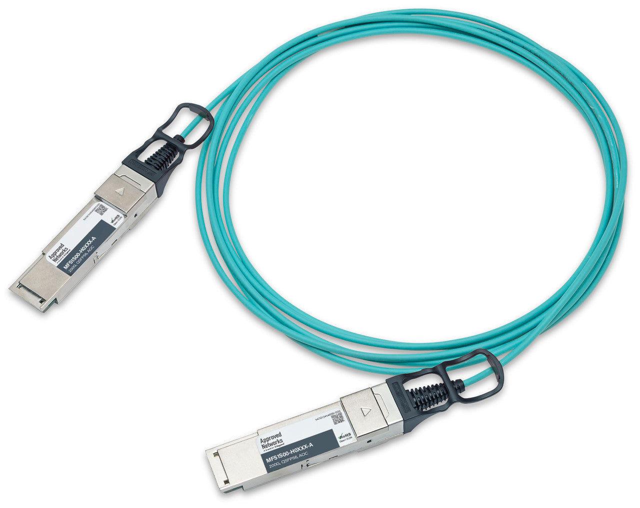 Mellanox - Cabo de ligação directa 200GBase - QSFP56 para QSFP56 - 3 m - fibra óptica - Active Optical Cable (AOC) (980-9I445-00H003)