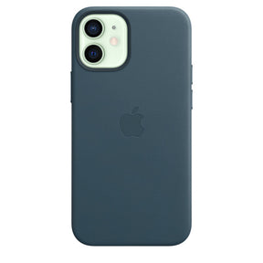 FUNDA DE CUERO APPLE CAPA IPHONE 12 MINI 5.4 CON MAGSAFE - AZUL BÁLTICO