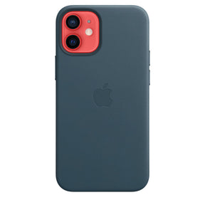 APPLE CAPA IPHONE 12 MINI 5.4 LEATHER CASE WITH MAGSAFE - BALTIC BLUE