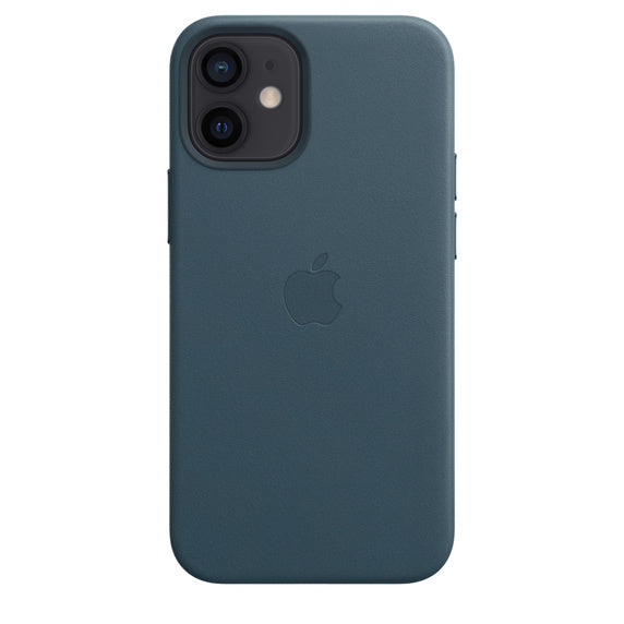 FUNDA DE CUERO APPLE CAPA IPHONE 12 MINI 5.4 CON MAGSAFE - AZUL BÁLTICO