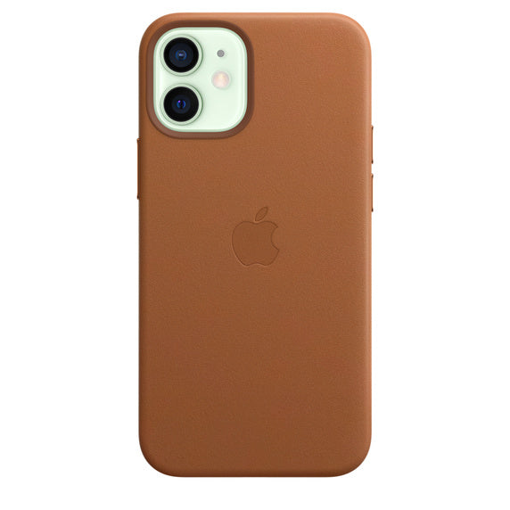 FUNDA DE CUERO APPLE CAPA IPHONE 12 MINI 5.4 CON MAGSAFE - SADDLE BROWN