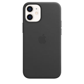 APPLE CAPA IPHONE 12 MINI 5.4 LEATHER CASE WITH MAGSAFE - BLACK