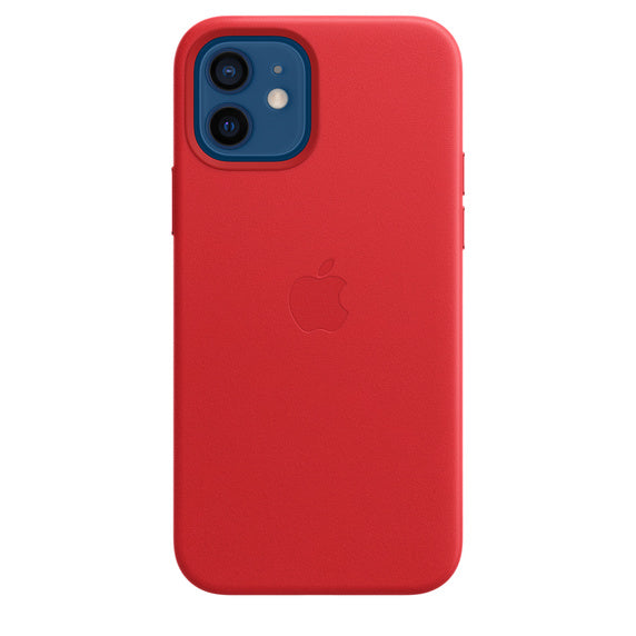 iPhone 12 | Estuche de cuero para 12 Pro con MagSafe - (PRODUCTO) ROJO