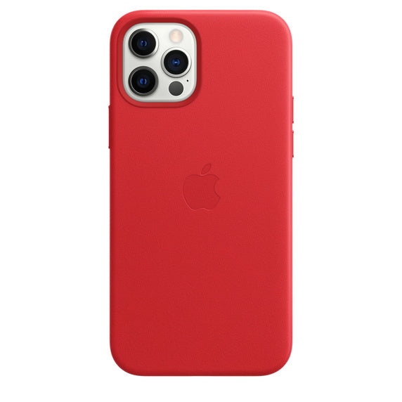 iPhone 12 | Estuche de cuero para 12 Pro con MagSafe - (PRODUCTO) ROJO