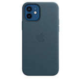 FUNDA DE CUERO APPLE CAPA IPHONE 12/ 12 PRO 6.1 CON MAGSAFE - AZUL BÁLTICO