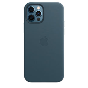 FUNDA DE CUERO APPLE CAPA IPHONE 12/ 12 PRO 6.1 CON MAGSAFE - AZUL BÁLTICO