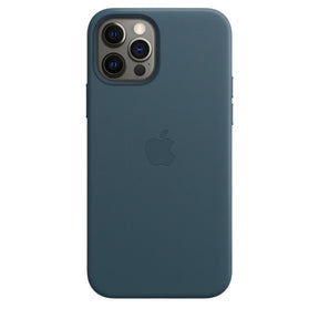 FUNDA DE CUERO APPLE CAPA IPHONE 12/ 12 PRO 6.1 CON MAGSAFE - AZUL BÁLTICO