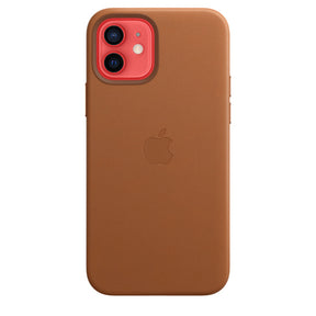 FUNDA DE CUERO APPLE CAPA IPHONE 12/ 12 PRO 6.1 CON MAGSAFE - SADDLE BROWN