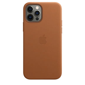 FUNDA DE CUERO APPLE CAPA IPHONE 12/ 12 PRO 6.1 CON MAGSAFE - SADDLE BROWN