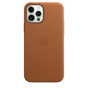 FUNDA DE CUERO APPLE CAPA IPHONE 12/ 12 PRO 6.1 CON MAGSAFE - SADDLE BROWN