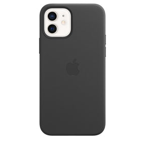 APPLE CAPA IPHONE 12/12 PRO 6.1 LEATHER CASE WITH MAGSAFE - BLACK