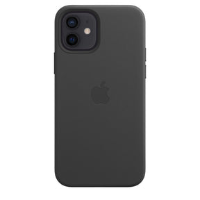 APPLE CAPA IPHONE 12/12 PRO 6.1 LEATHER CASE WITH MAGSAFE - BLACK