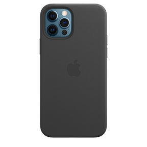 APPLE CAPA IPHONE 12/12 PRO 6.1 LEATHER CASE WITH MAGSAFE - BLACK