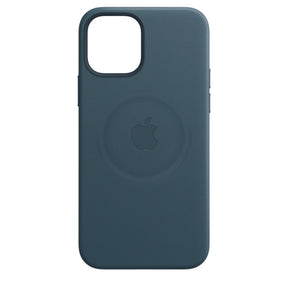 Funda de cuero con MagSafe para iPhone 12 Pro Max - Azul báltico