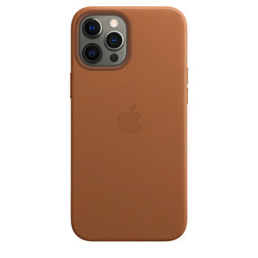 FUNDA DE CUERO APPLE CAPA IPHONE 12 PRO 6.7 MAX CON MAGSAFE - SADDLE BROWN