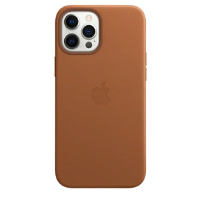 FUNDA DE CUERO APPLE CAPA IPHONE 12 PRO 6.7 MAX CON MAGSAFE - SADDLE BROWN