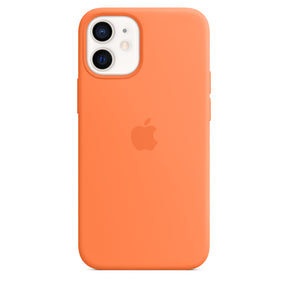 FUNDA APPLE CASE IPHONE 12 MINI 5.4 SILICONA CON MAGSAFE - KUMQUAT