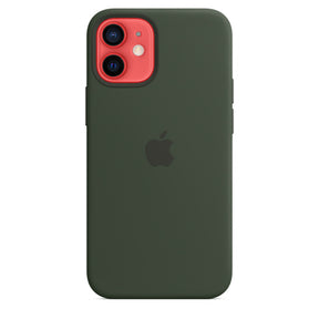 APPLE CASE IPHONE 12 MINI 5.4 SILICONE CASE WITH MAGSAFE - CYPRESS GREEN