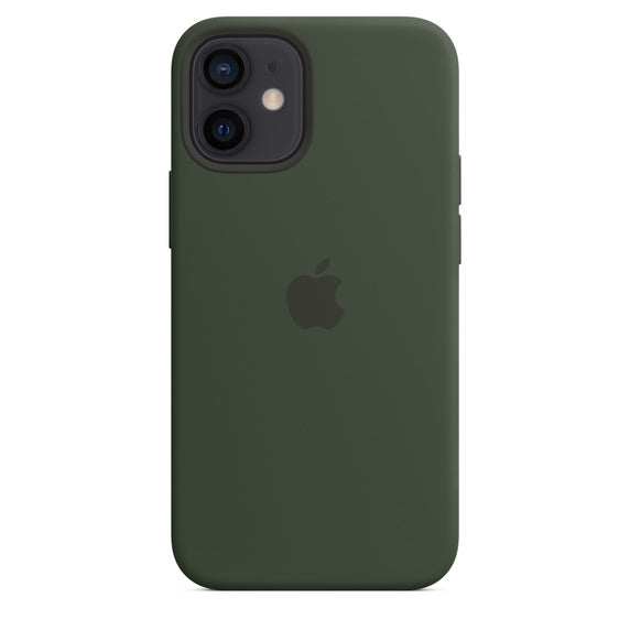 APPLE CASE IPHONE 12 MINI 5.4 SILICONE CASE WITH MAGSAFE - CYPRESS GREEN