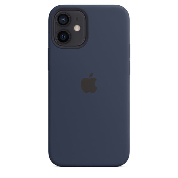 APPLE CAPA IPHONE 12 MINI 5.4 SILICONE CASE WITH MAGSAFE - DEEP NAVY