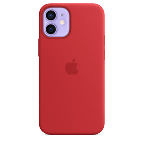 iPhone 12 mini Silicone Case with MagSafe - (PRODUCT)RED