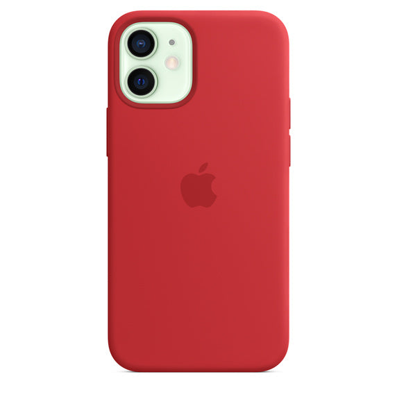 iPhone 12 mini Silicone Case with MagSafe - (PRODUCT)RED