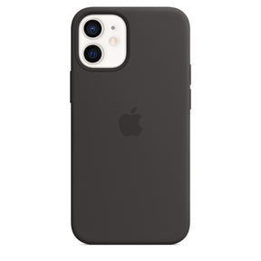 APPLE CAPA IPHONE 12 MINI 5.4 SILICONE CASE WITH MAGSAFE - BLACK