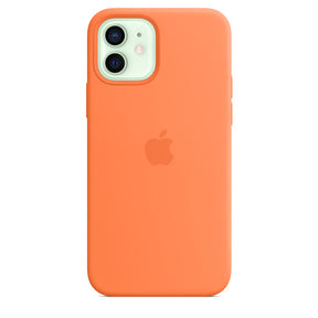 APPLE CAPA IPHONE 12/12 PRO 6.1 SILICONE CASE WITH MAGSAFE - KUMQUAT