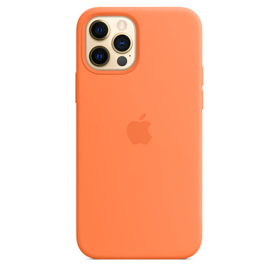 APPLE CAPA IPHONE 12/12 PRO 6.1 SILICONE CASE WITH MAGSAFE - KUMQUAT