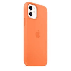 APPLE CAPA IPHONE 12/12 PRO 6.1 SILICONE CASE WITH MAGSAFE - KUMQUAT