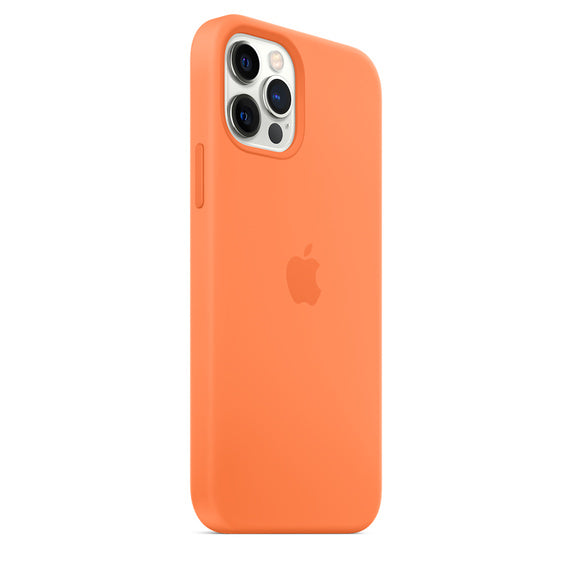 APPLE CAPA IPHONE 12/12 PRO 6.1 SILICONE CASE WITH MAGSAFE - KUMQUAT