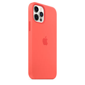 APPLE CAPA IPHONE 12/12 PRO 6.1 SILICONE CASE WITH MAGSAFE - PINK CITRUS