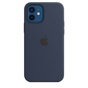 APPLE CAPA IPHONE 12/12 PRO 6.1 SILICONE CASE WITH MAGSAFE - DEEP NAVY