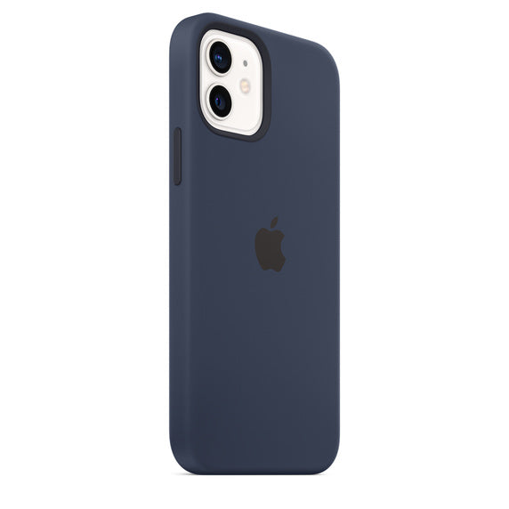 APPLE CAPA IPHONE 12/12 PRO 6.1 SILICONE CASE WITH MAGSAFE - DEEP NAVY