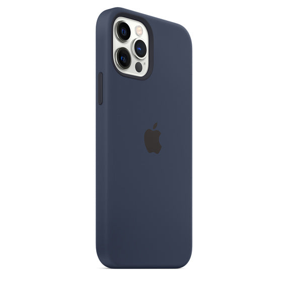 APPLE CAPA IPHONE 12/12 PRO 6.1 SILICONE CASE WITH MAGSAFE - DEEP NAVY