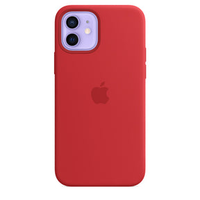 iPhone 12 | Funda de silicona para 12 Pro con MagSafe - (PRODUCT)RED