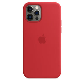 iPhone 12 | Funda de silicona para 12 Pro con MagSafe - (PRODUCT)RED