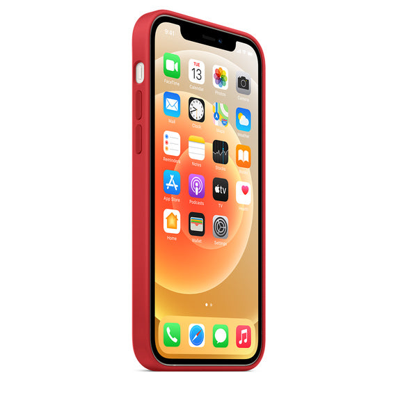 iPhone 12 | Funda de silicona para 12 Pro con MagSafe - (PRODUCT)RED