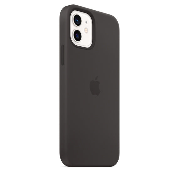 APPLE CAPA IPHONE 12/12 PRO 6.1 SILICONE CASE WITH MAGSAFE - BLACK